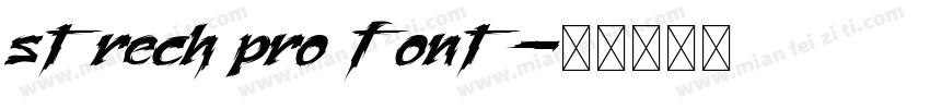 strech pro font字体转换